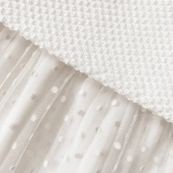 Self-Portrait White Off Shoulder Midi Dress - Picture 3 of 5